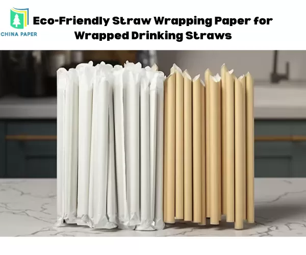 Eco-Friendly Straw Wrapping Paper for Wrapped Drinking Straws